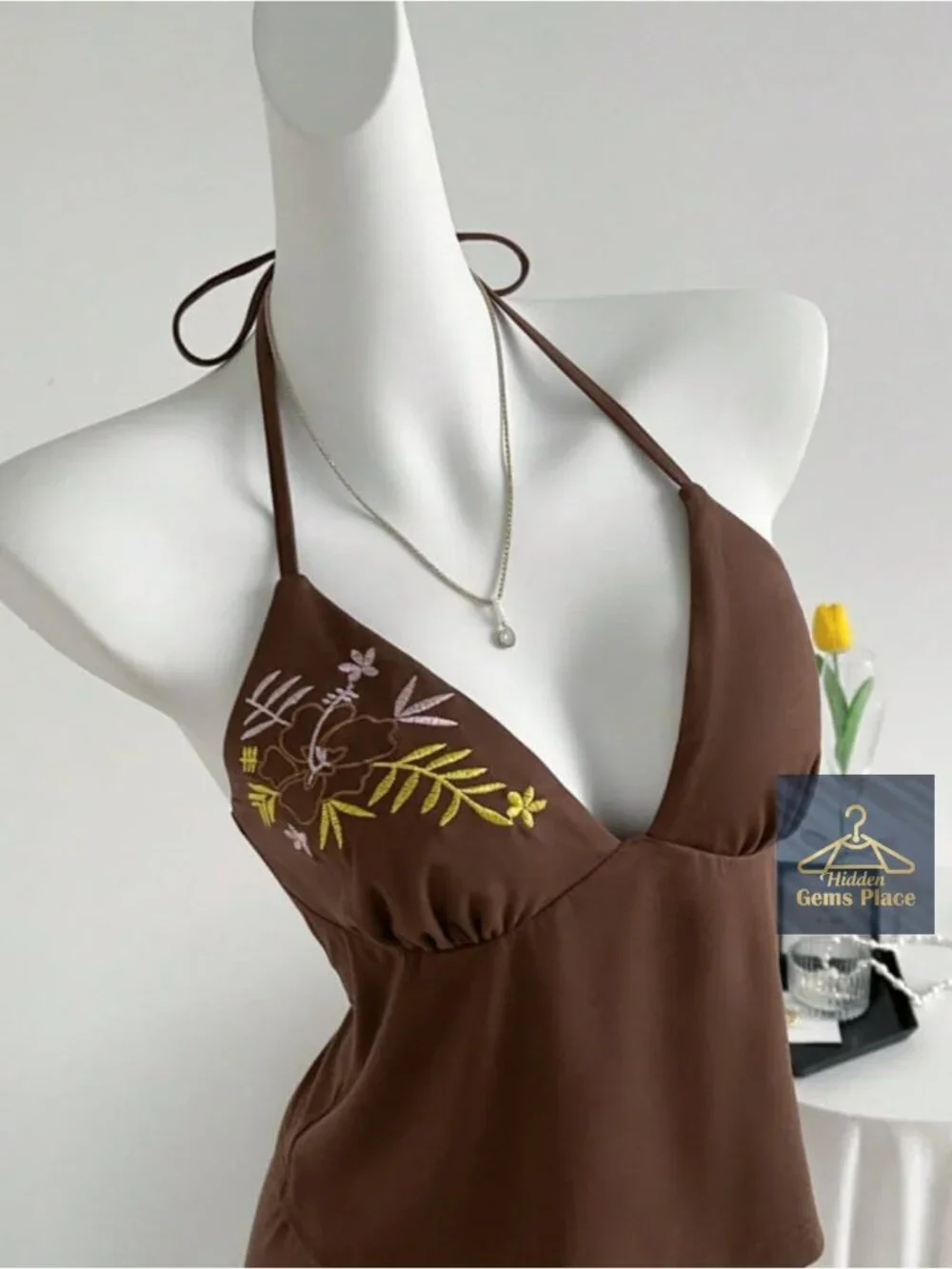 Y2k Floral Bikini Set 2 Piece String Bikini Longline Top Board Shorts